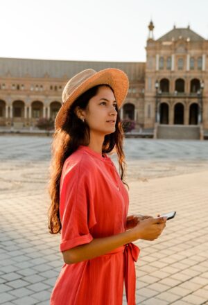 Mujer en Madrid