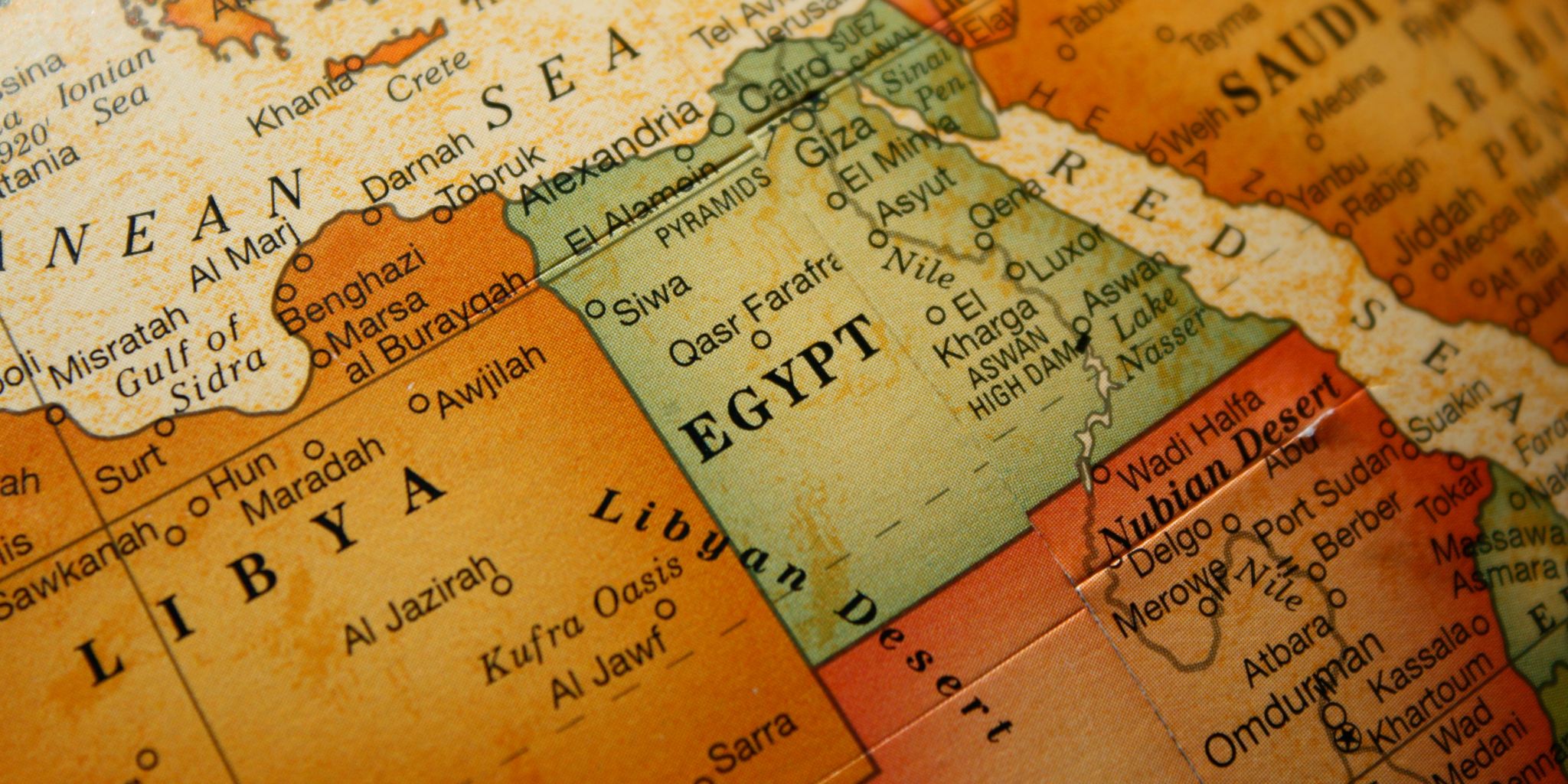 Mapa de Egipto